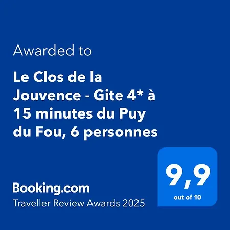 Le Clos De La Jouvence - 4* A 15 Minutes Du Puy Du Fou, 6 Personnes בית נופש *